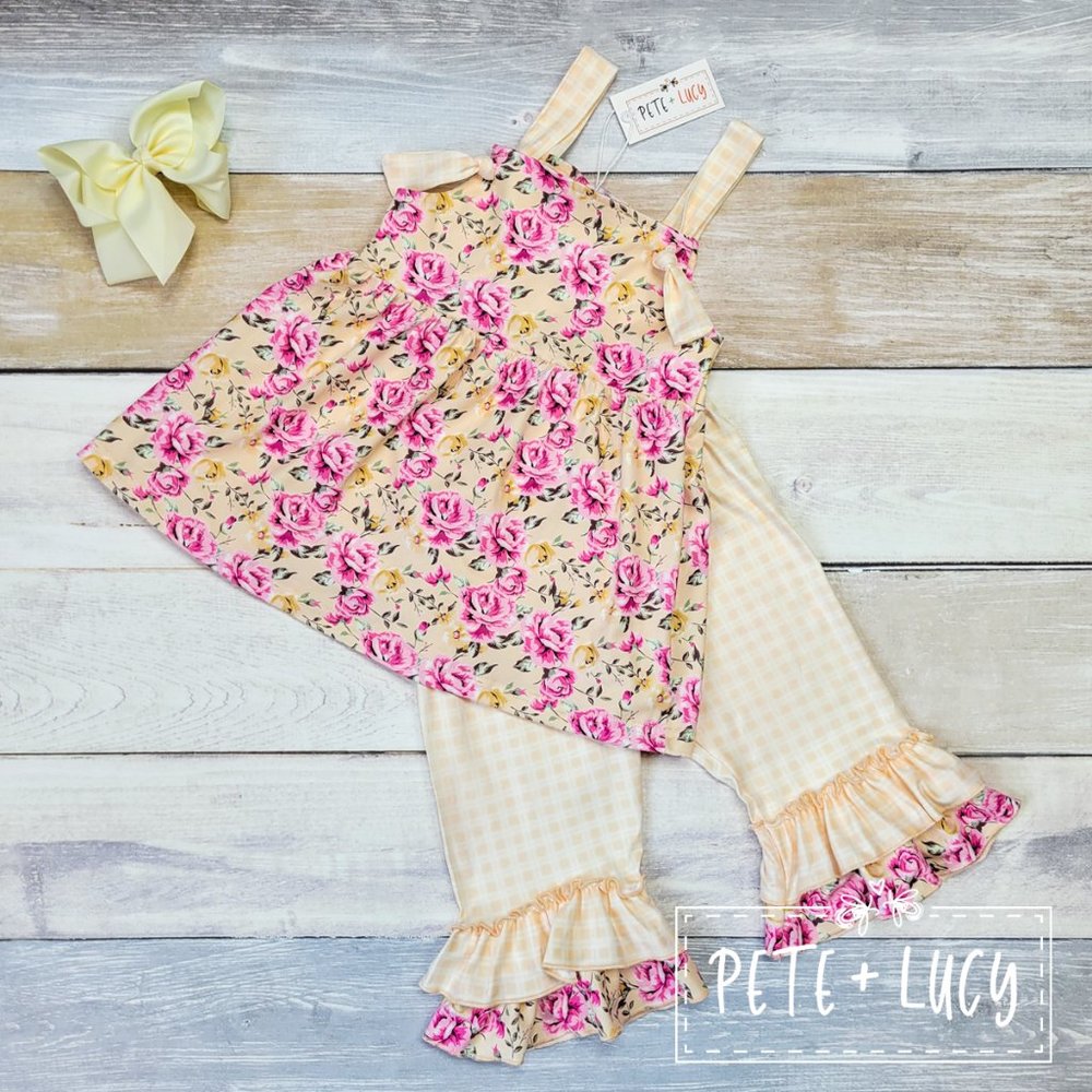 Antique Floral 2 pc. Set